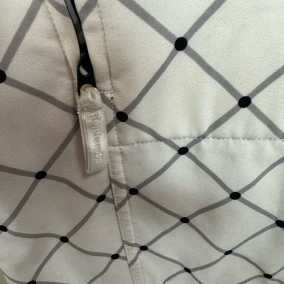 Lululemon RARE Apres Hood Coat Trench Check Jacket Light Water Resistant Zip 6 - Picture 8 of 15